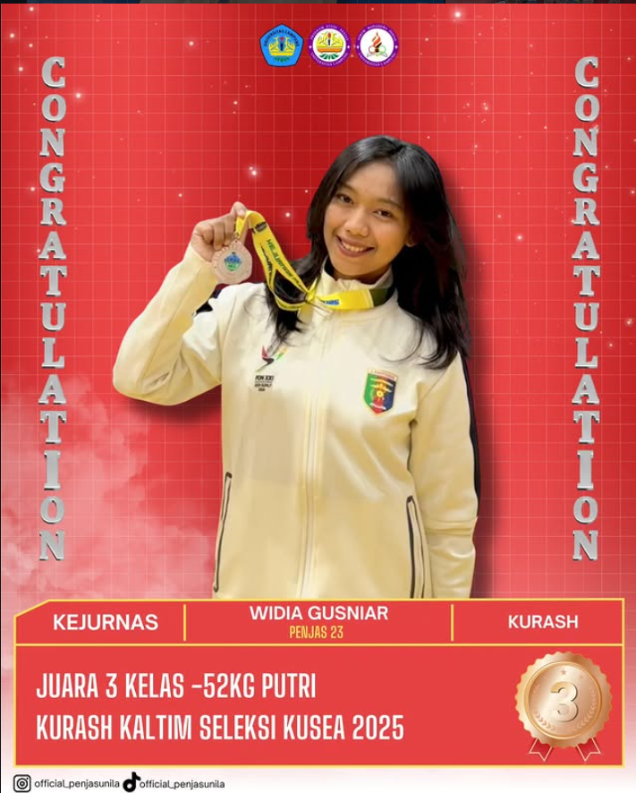 Foto prestasi Kejurnas kurash kaltim seleksi kusea 2025